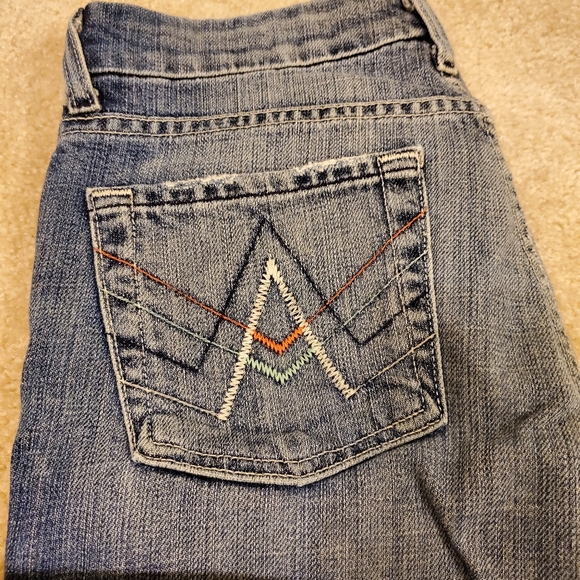7 For All Mankind Multi-color A Pocket Flare Jeans - Picture 1 of 5
